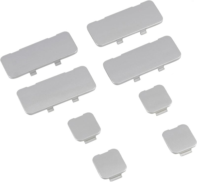 L2R for Toyota Highlander (2014-2019) Roof Rack Rails End Cap Leg Cover Protector Shell Plastic Car Exterior Accessories Silver 8 PCS - Image 1